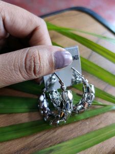 Silver Hoops