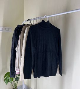 Black Turtleneck Sweater