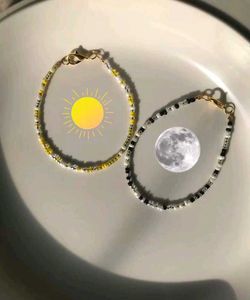 Aesthetic Sun & Moon Beaded Bracelets