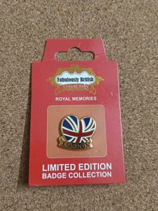 London Union Jack Heart Pin