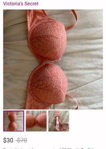 Victorias Secret Pink Lace Push-Up