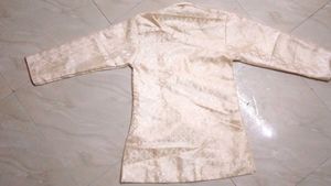 Boys&#39; Cream Sherwani
