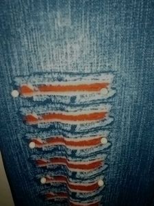 Leggings Design Jeans In Navy Blue Colour 💗