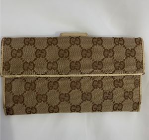 Gucci GG Vintage Coded Bulet LeatherBifold Wallet
