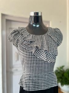 Gingham Ruffle Dress
