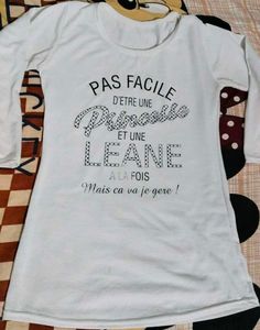 Cute White Graphic Tee