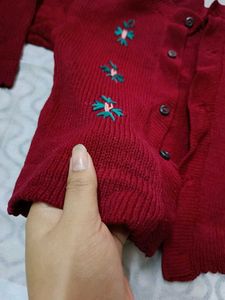 Warm woollen sweater