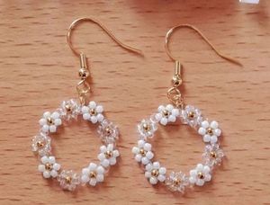 Cute Pinteresty Flower Earrings