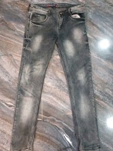 Regular Fit Jeans With Smokey Splash