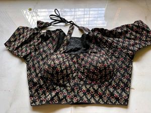 Red Floral Blouse