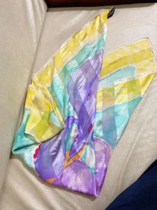 YSL Floral Scarf
