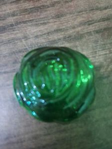 Green Glass Rose