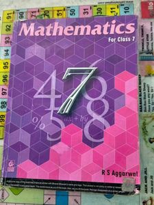 R S Aggarwal Mathematics Class 7th