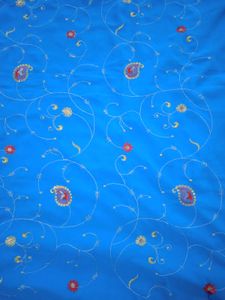 NEW - Blue Saree with Blouse