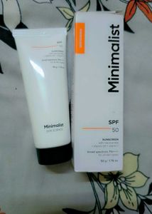 Minimalist SPF 50 Sunscreen