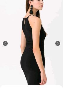 Chic Black Bodycon Dress for mytra Xl size