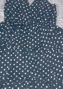 Balck Polka Dots Dress