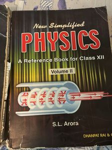 Sl Arora Physics Volume1 And 2 For 12th
