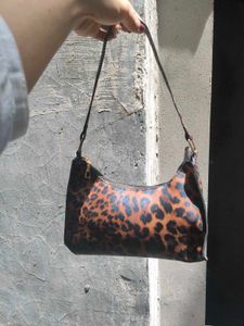 Leopard Print Shoulder Bag