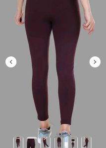 Idass Burgundy Leggings - Size M