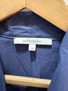Elegant Blue Up-Down Strachable Shirt