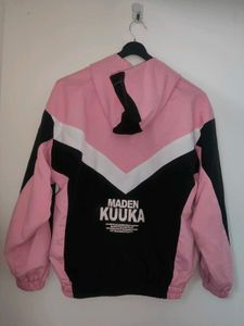 Pink &amp; Black GKIUU Hooded Jacket