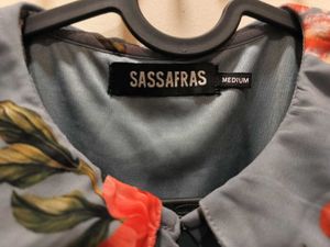 Sassafras Floral Midi Dress