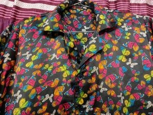 Butterfly Print Shirt