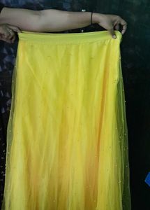 Versatile 2-in-1 Lehenga Set – Pink, Yellow Color