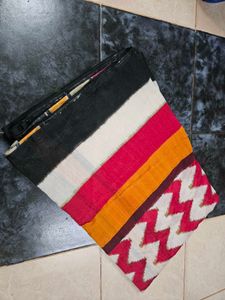 Zigzag Pattern Saree