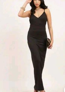 Elegant Black Maxi Dress