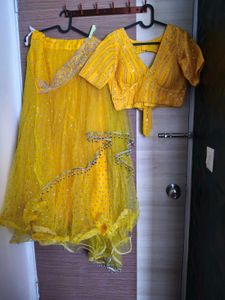 Yellow Lehenga Choli Set