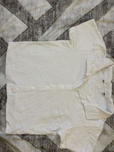 White Casual Shirt Top - Bust Size 32-34