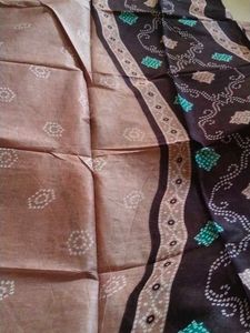 Coffee Brown Bandhini Special