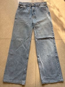 Wide Leg Denim Jeans