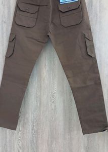 Coffe Brown Men Cargos