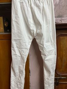 White Chikankari Pant