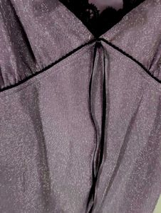 Lavendar Glittery Lace Top 💜