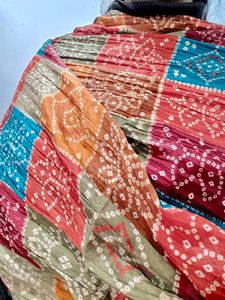 Colorful Bandhej Dupatta