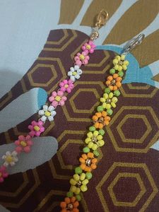 Daisy Seed Beads Bracelet