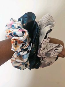 Handmade XXL Scrunchie SET of 3