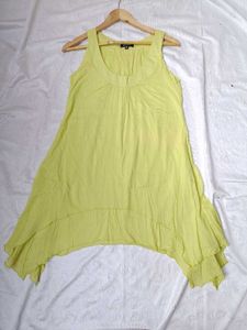 Yellow Layered Tunic Top