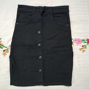Trendy Denim Skirt
