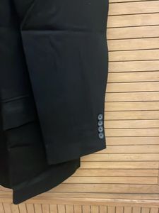 Suit, Coat and Pant, Size 42, Black