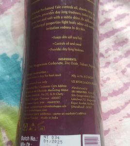 Enchanting Floral Perfumed Talc