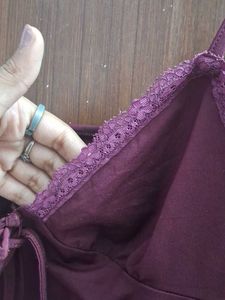 Lace Detailing Shein Top