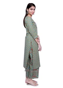 Floral Print Kurta Set