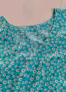 Floral Print Ruffle Dress