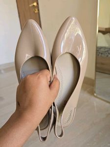 Nude Slingback Flats