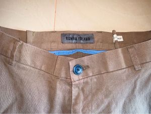 Brown Slim Fit Casual Trousers